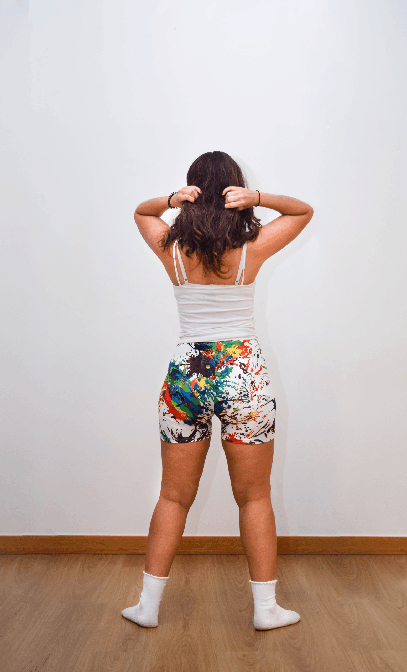 QUQU - - AB1 3mallas salpicadura media pierna scaled