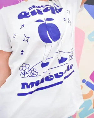 QUQU - Camiseta mueve tu ququ larga blanca - CA1 3camiseta mueve tu ququ larga blanca scaled