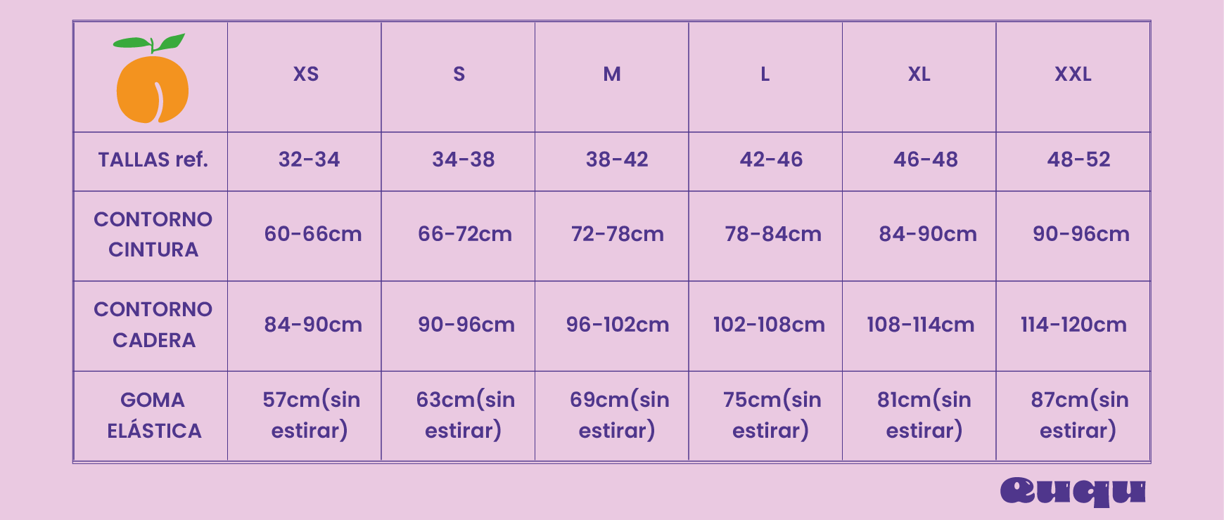 QUQU - Tabla de tallaje - 2025 01 15 TABLA DE TALLES e1746046151959