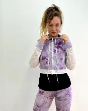 QUQU - Conjunto sudadera red y mallas largas combinación tie dye LILA - CJ1 1.1Conjunto sudadera red y mallas largas combinacion tie dye LILA scaled